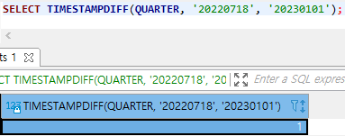 ๋ ์ง ์ฐจ์ด, ๋
์ฐจ ์ฐ๋ ๋ถ๊ธฐ ์ฐจ์ด ๊ตฌํ๊ธฐ ์ฟผ๋ฆฌ