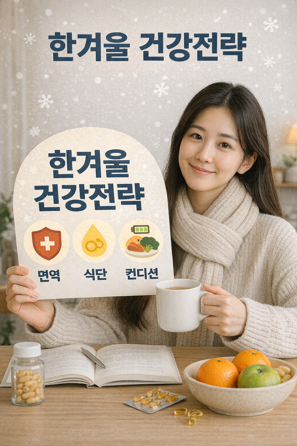 한겨울 건강전략 (면역, 식단, 컨디션)