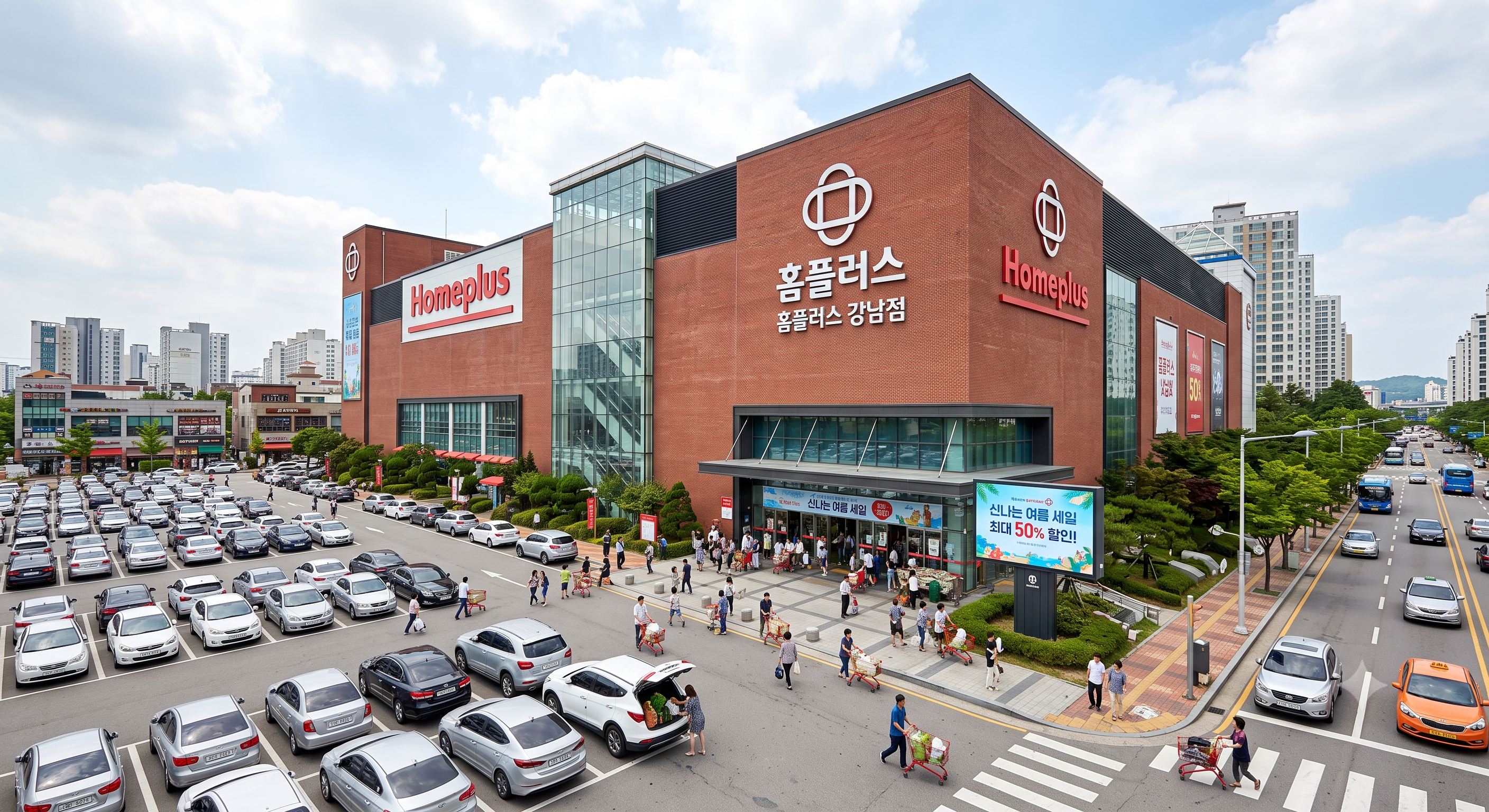 홈플러스 사진이다.