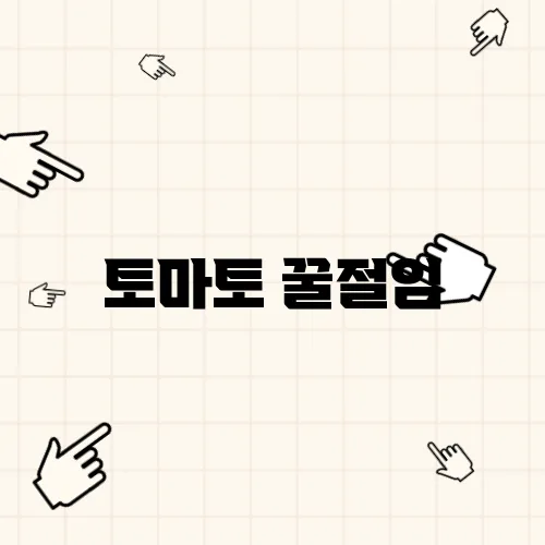 토마토 꿀절임