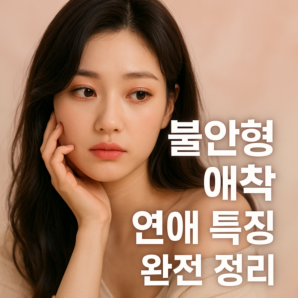 불안형 애착 연애 특징, 완전 정리!