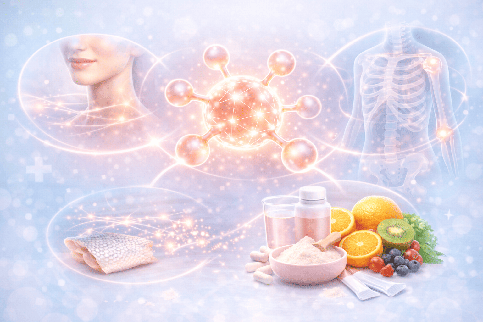 콜라겐 섭취 가이드 (효능, 시간, 방법)