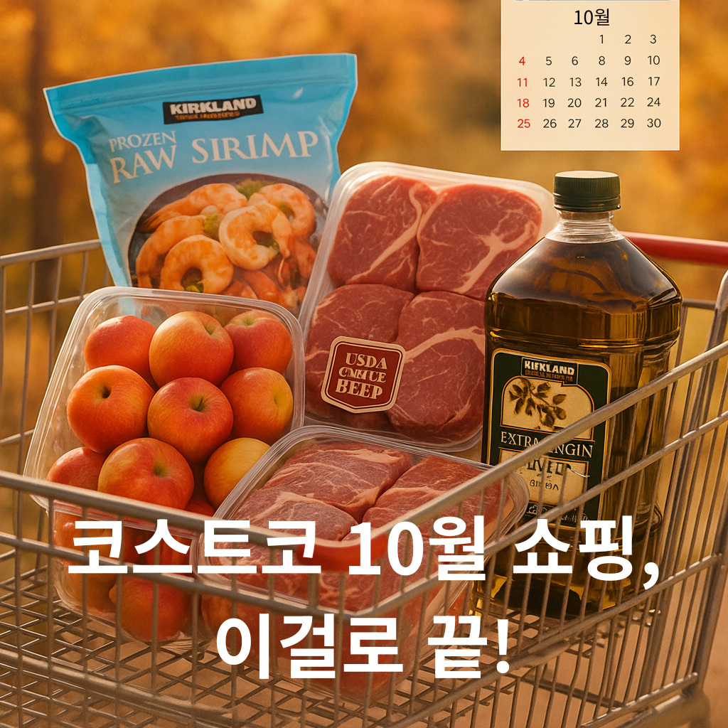 코스트코 10월 할인 장보기 이미지