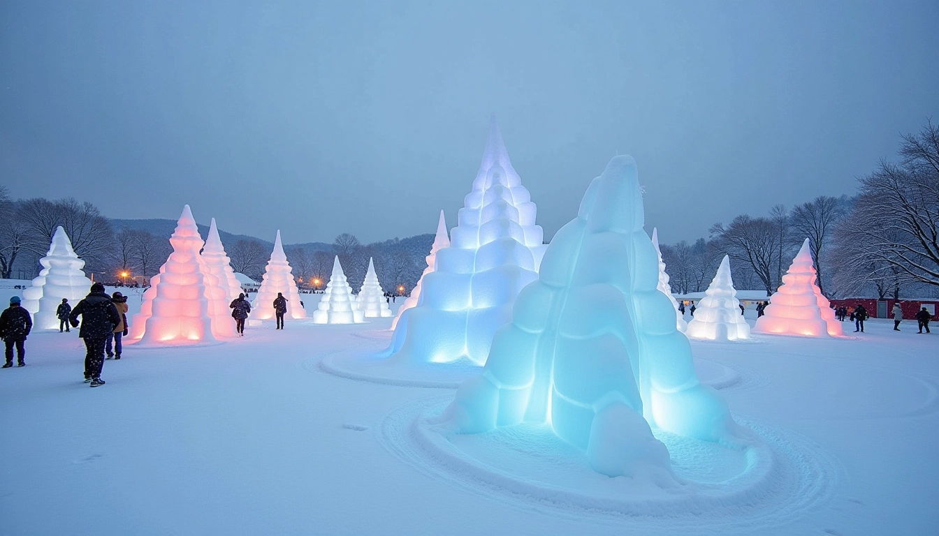 삿포르 눈축제 관련 이미지