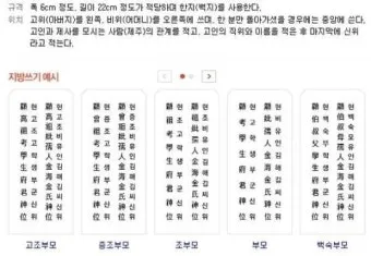 위패 쓰는 법 정리_6