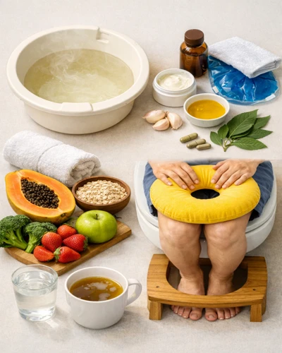 치질 초기 자가 관리 그림