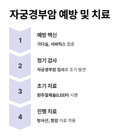 자궁경부암 예방 및 치료
