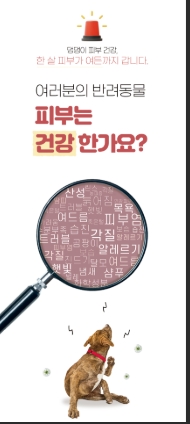 건강한피부가우리강아지를행복하게합니다