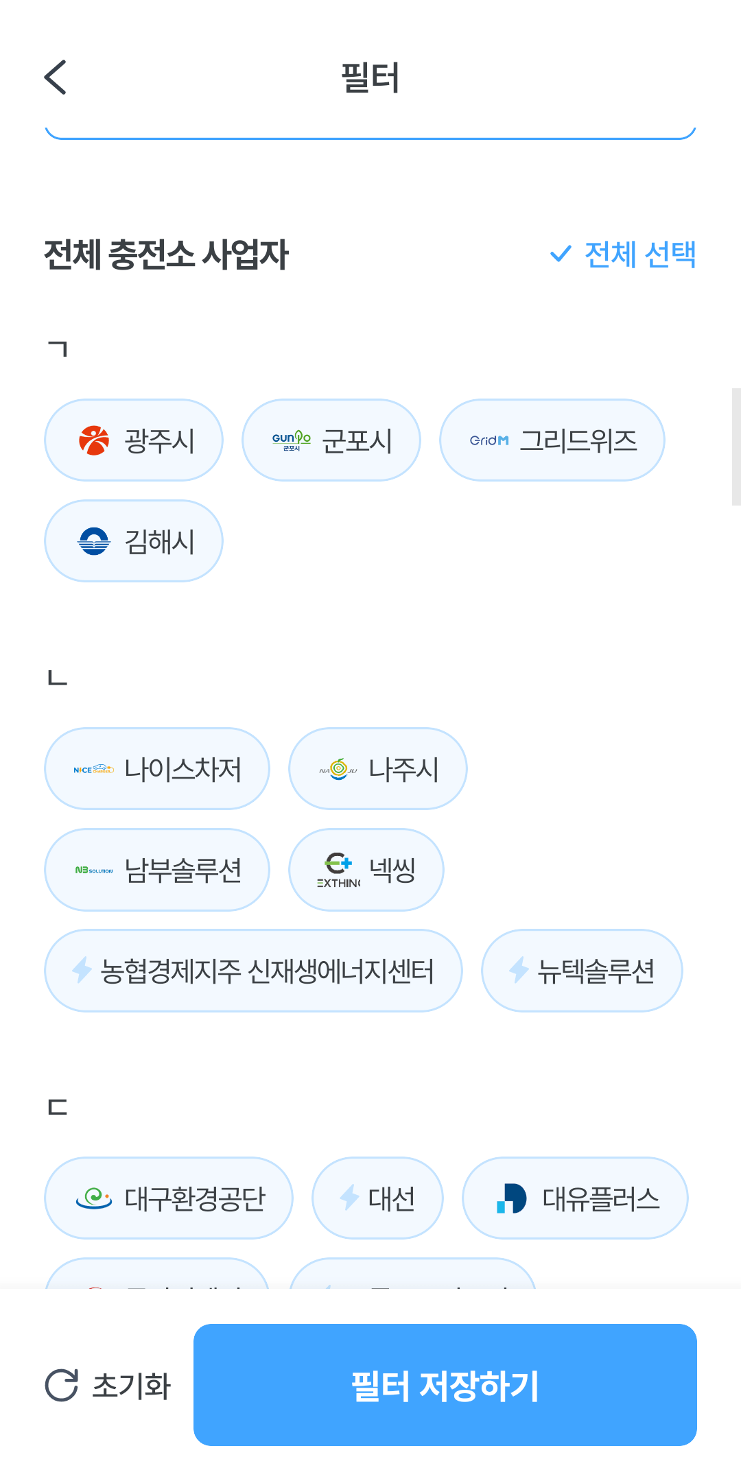 전체 충전소 사업자
