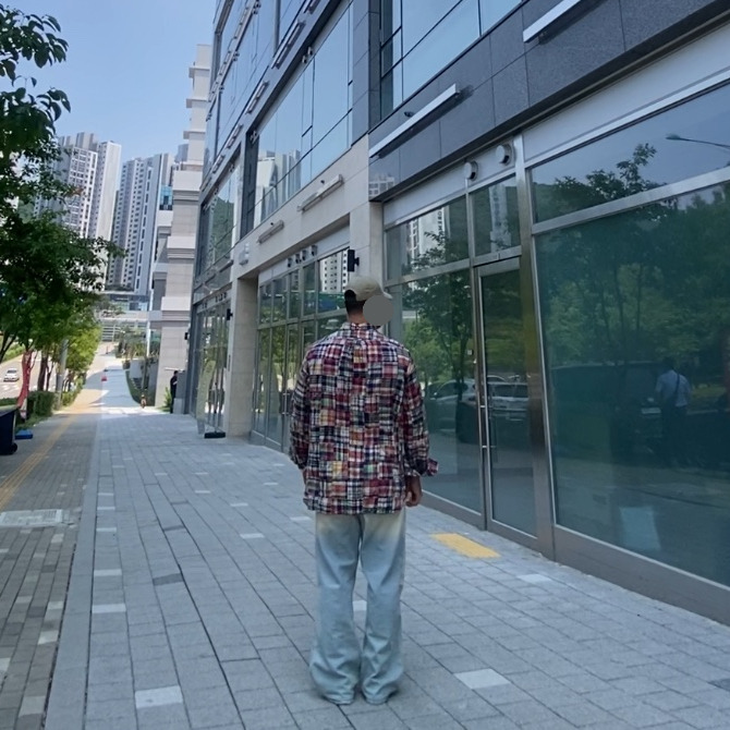 데일리룩('26. 6. 2.)더블알엘 가먼트다잉 트윌 볼캡, 폴로랄프로렌 패치워크 마드라스 코튼 클래식핏 셔츠 , 에러스익셉티드 연청 데님 팬츠, 컨버스 올스타 클래식 트레이너
