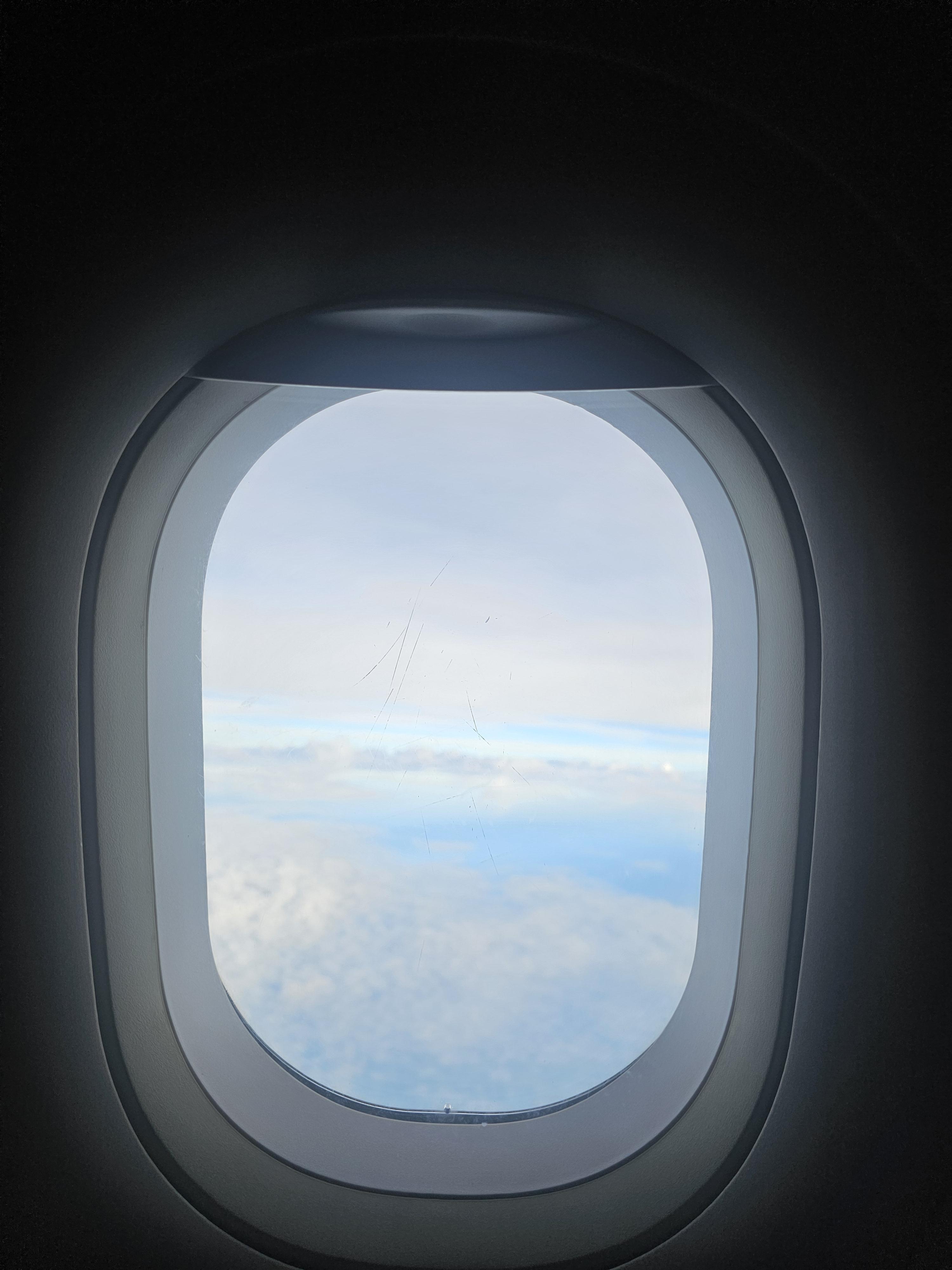 광저우행 비행기 하늘풍경