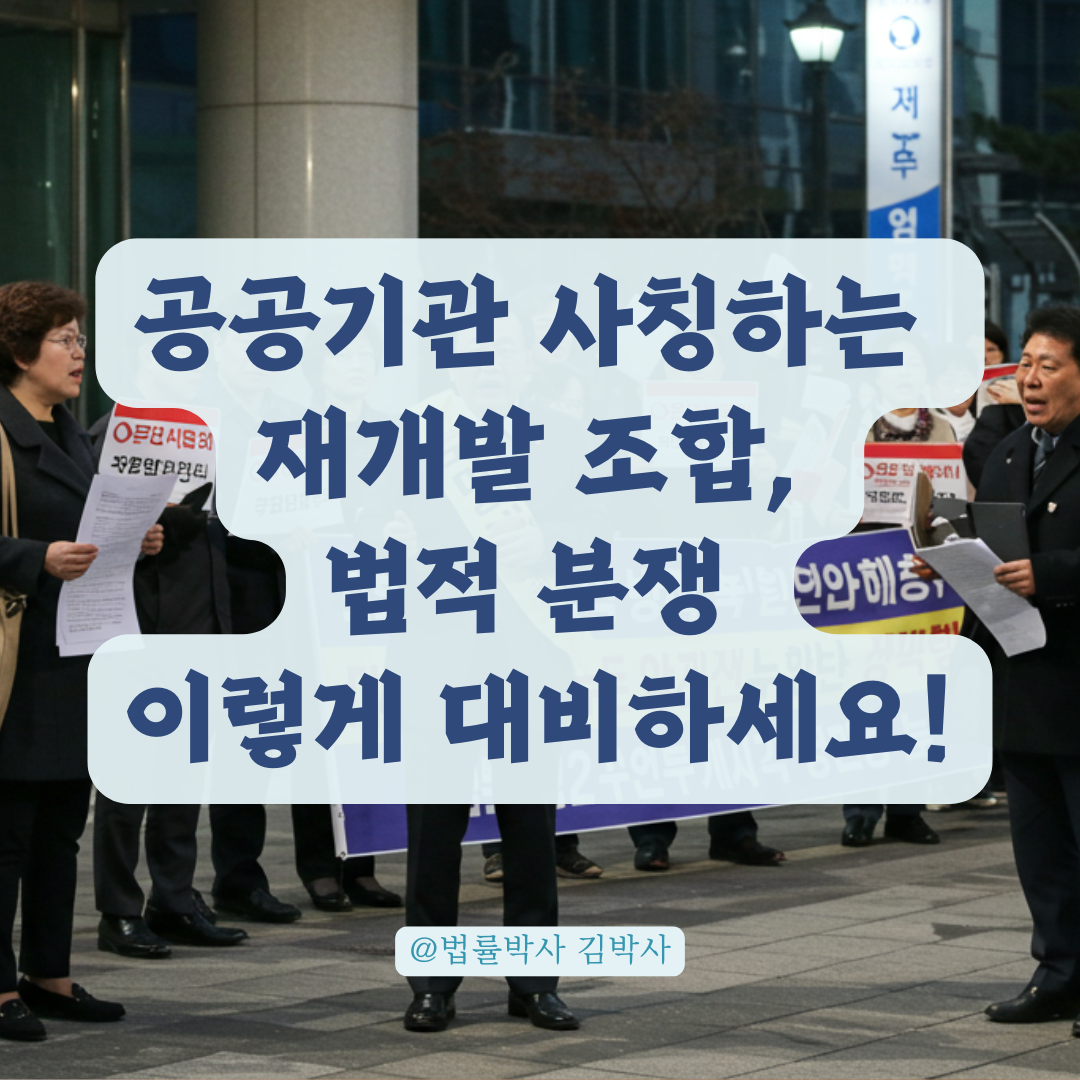 공공기관 사칭과 주민 기만 사이, 재개발 현장에서 벌어지는 법적 분쟁 정리.