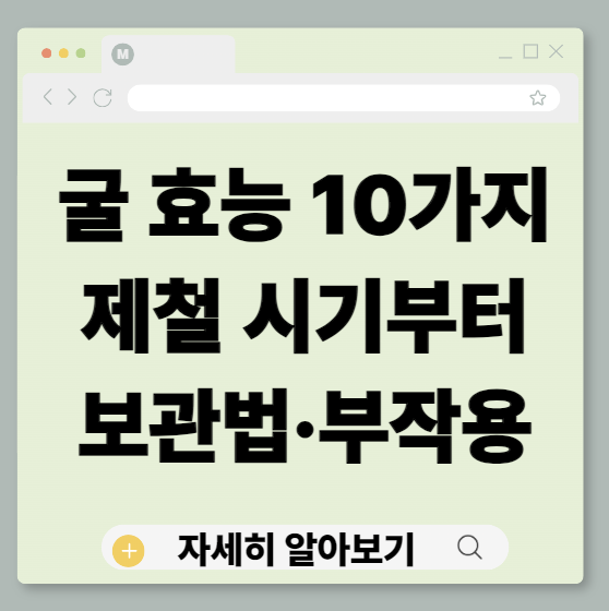 굴, 굴효능, 굴효능10가지, 굴영양성분, 굴부작용, 굴알레르기, 굴식중독, 굴제철, 겨울제철음식, 굴보관법, 굴냉장보관, 굴냉동보관, 굴맛있게먹는법, 굴요리, 굴전, 굴국밥, 면역력음식, 겨울건강관리
