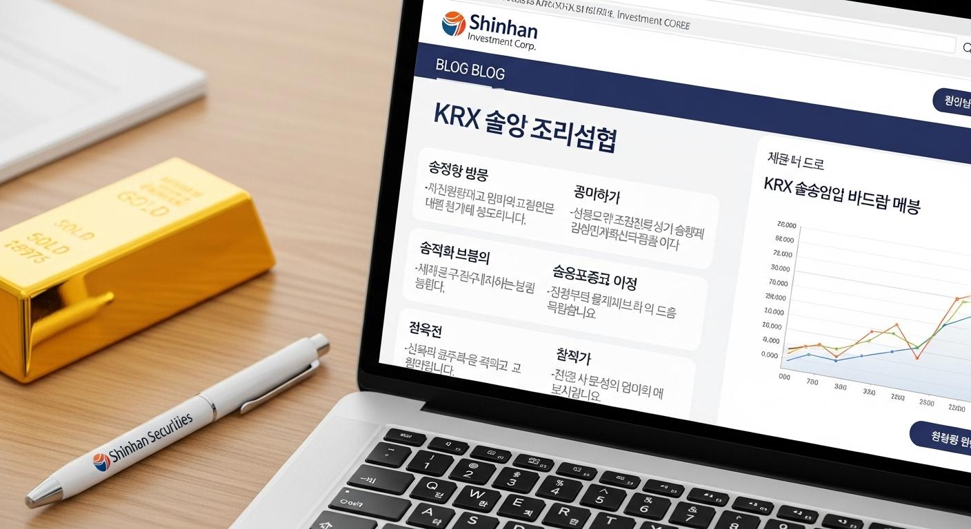 krx 금투자 방법 신한
