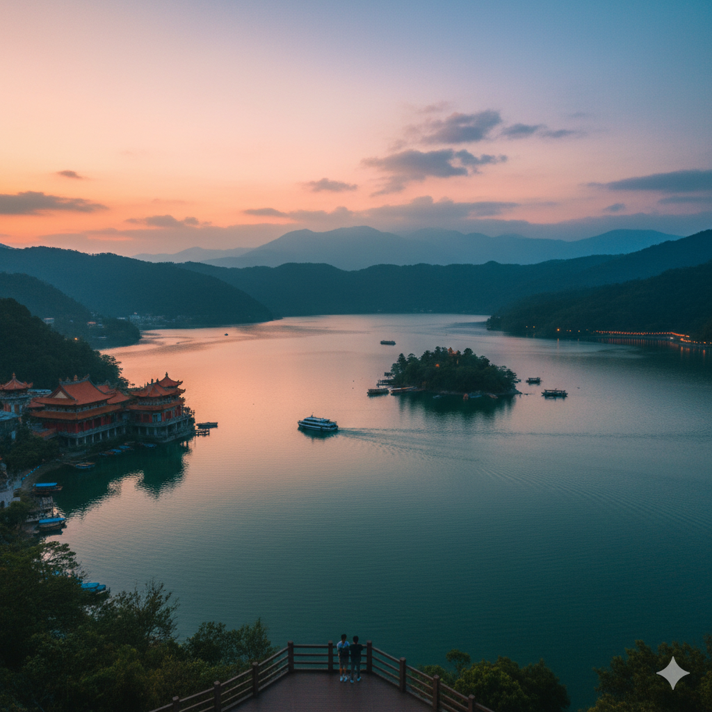 대만 중남부 지역 매력적인 모습