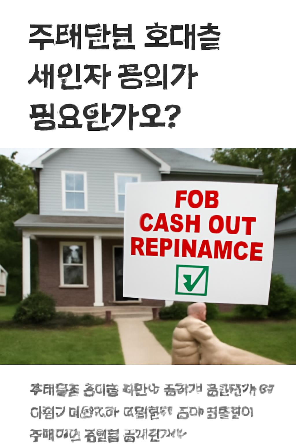 주택담보 후대출 세입자