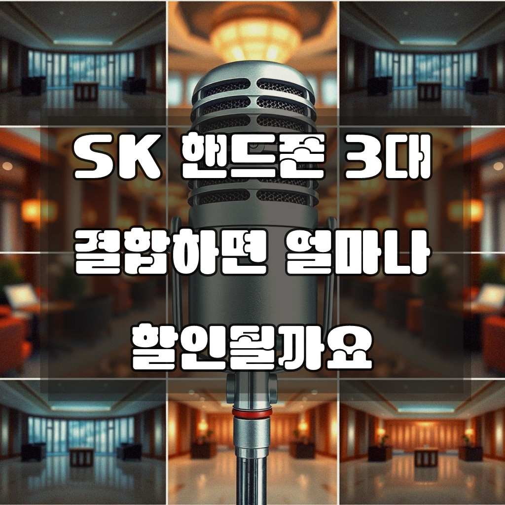 SK 핸드폰 3대 결합 신청, 제대로 알고 싶으신가요