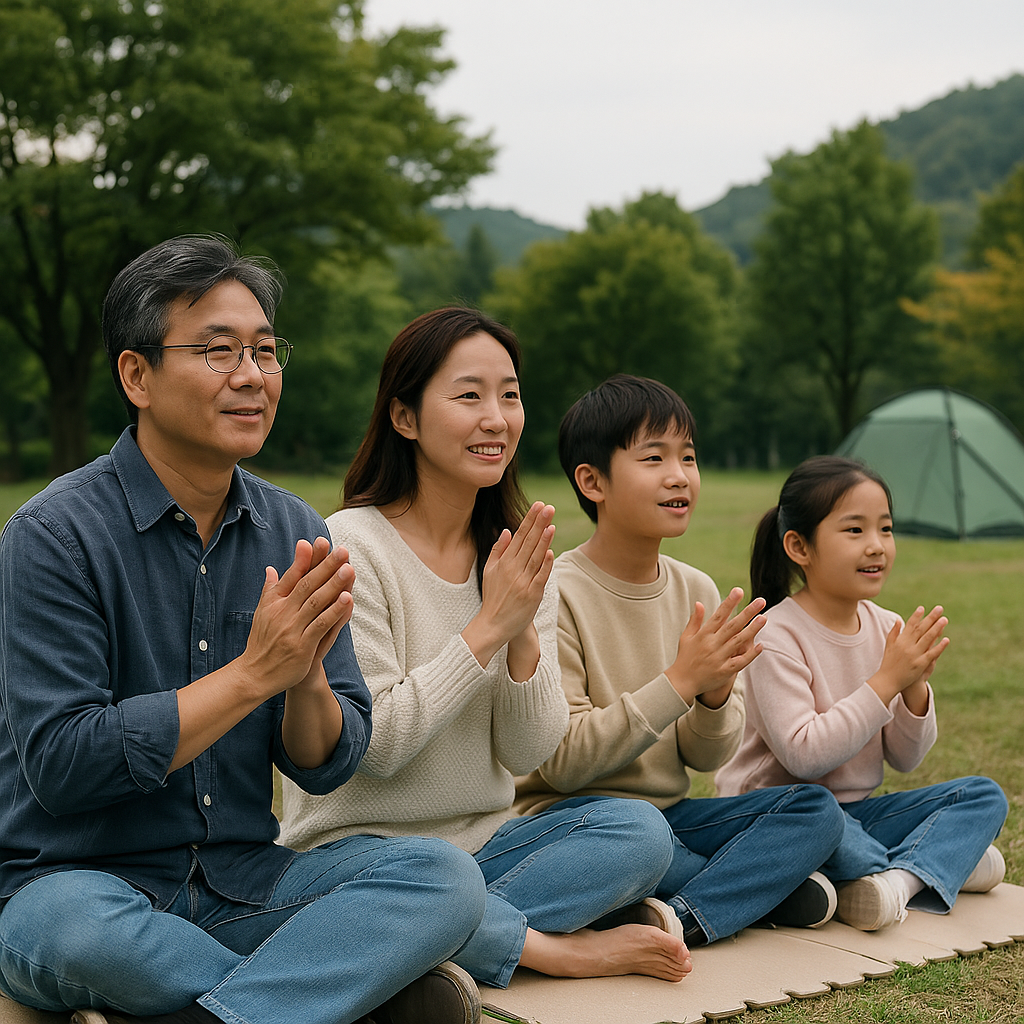 교회 주말 가족캠프 후기 – 아이와 함께한 믿음의 쉼표