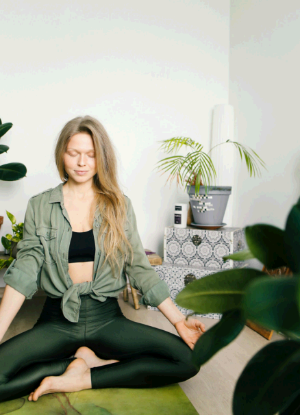 식물과 함께하는 명상 루틴