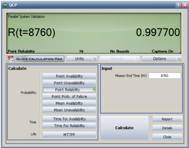 BlockSim 병렬시스템 신뢰도 시물레이션, 팜테크, FAMTECH