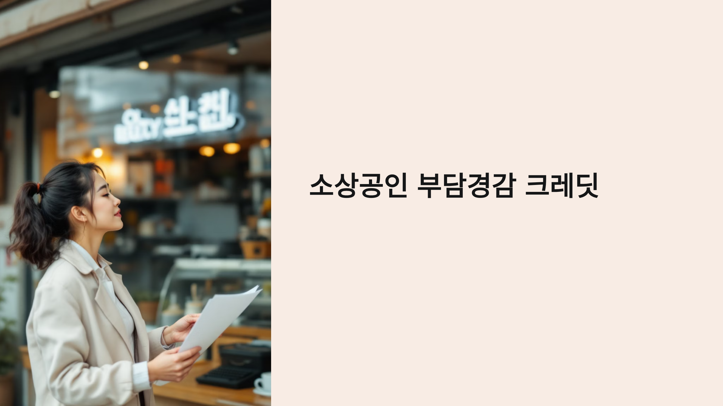 소상공인 부담경감 크레딧