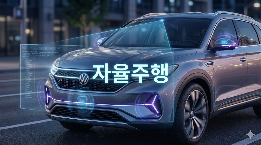 안전한 주행을 보조하는 첨단 자율주행 시스템과 자동차 센서의 작동 원리입니다.