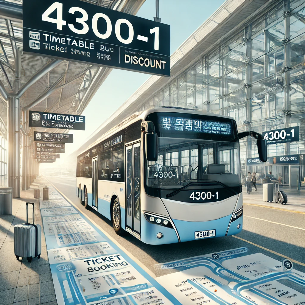 4300-1번 버스 시간표, 공항버스 4300-1 예매 3