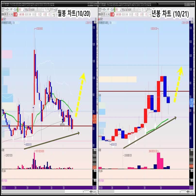 삼륭물산-월봉-년봉-차트