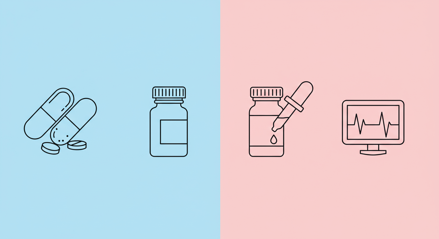 공황장애 약물의 종류: 목적에 따른 다양한 선택