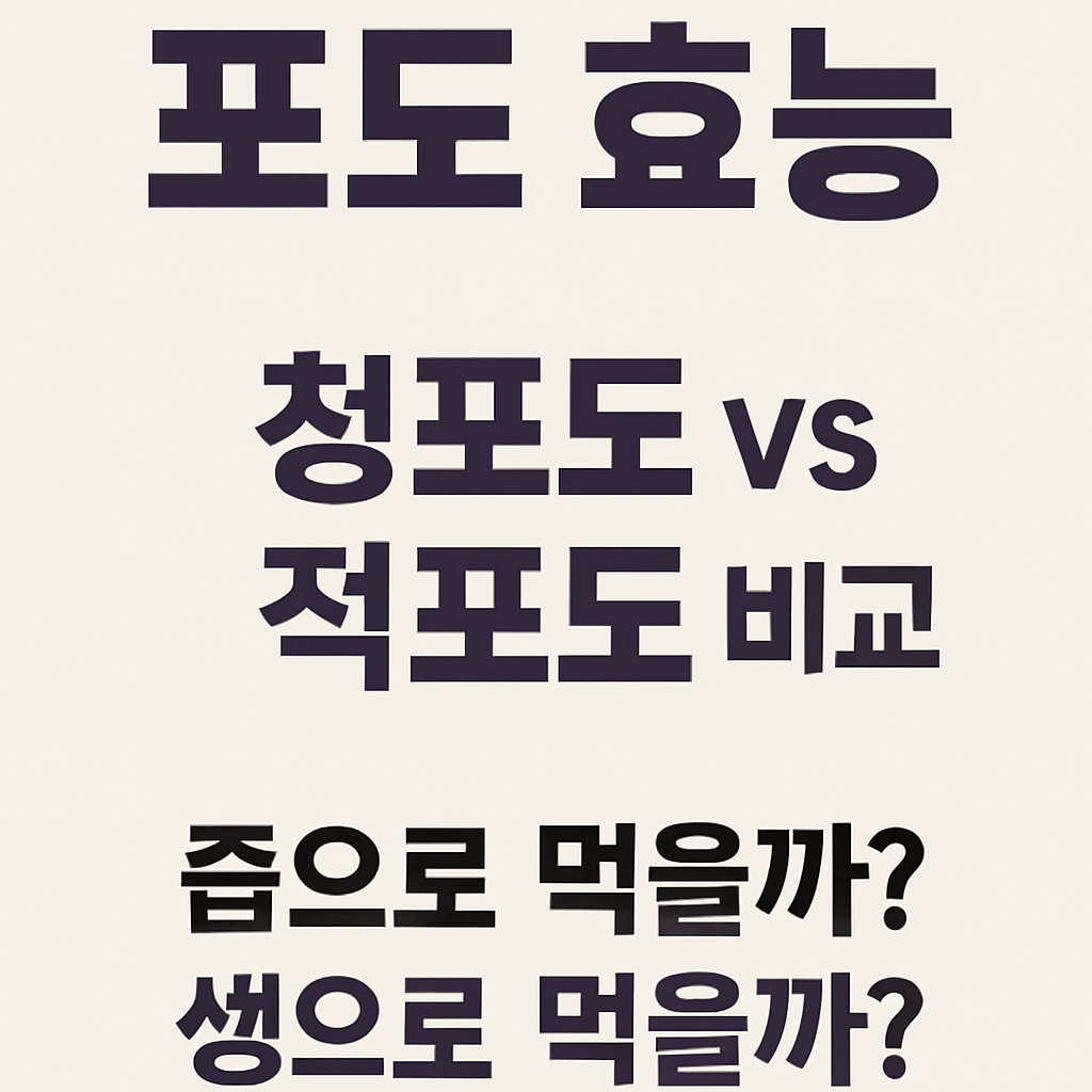 포도의 효능 썸네일 – 청포도·적포도의 차이와 건강 효과 요약 이미지







ChatGPT에게 묻기