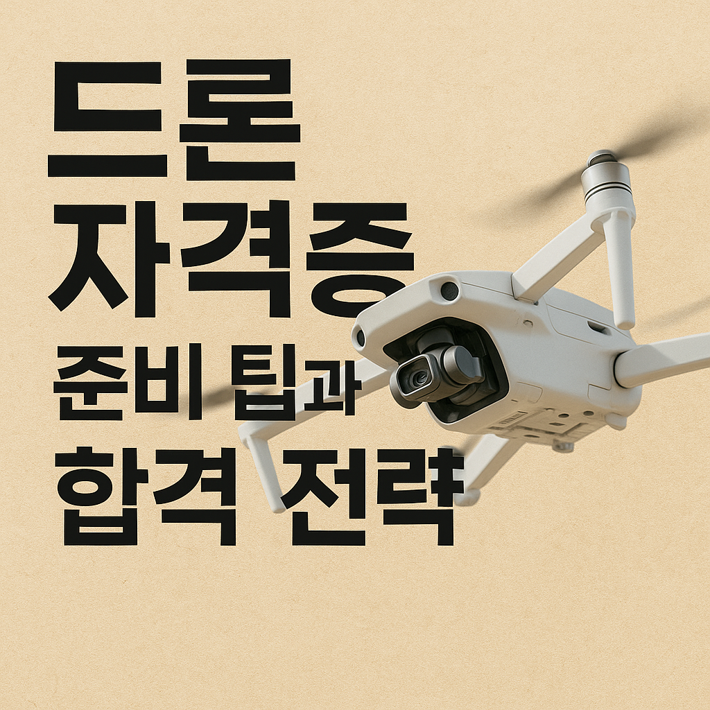 드론 자격증 준비 팁과 합격 전략