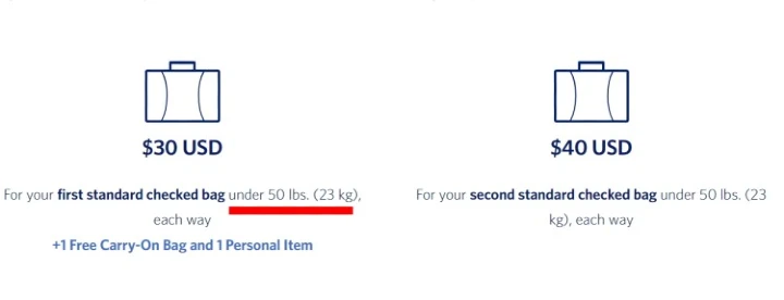 델타 국내선 수화물 요금 결제
