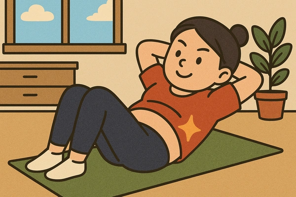 뱃살 빼는 최고의 운동법 집에서 하는 루틴1