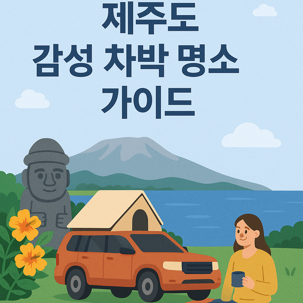 제주도 감성 차박 명소 가이드 관련 이미지 사진