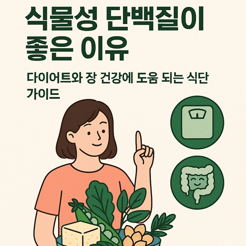 식물성 단백질이 좋은 이유 | 다이어트와 장 건강에 도움 되는 식단 가이드