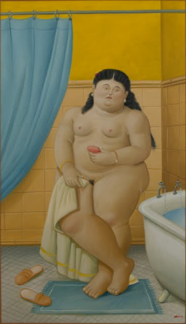 페르난도 보테로-El ba&ntilde;o-ArtStrollNote