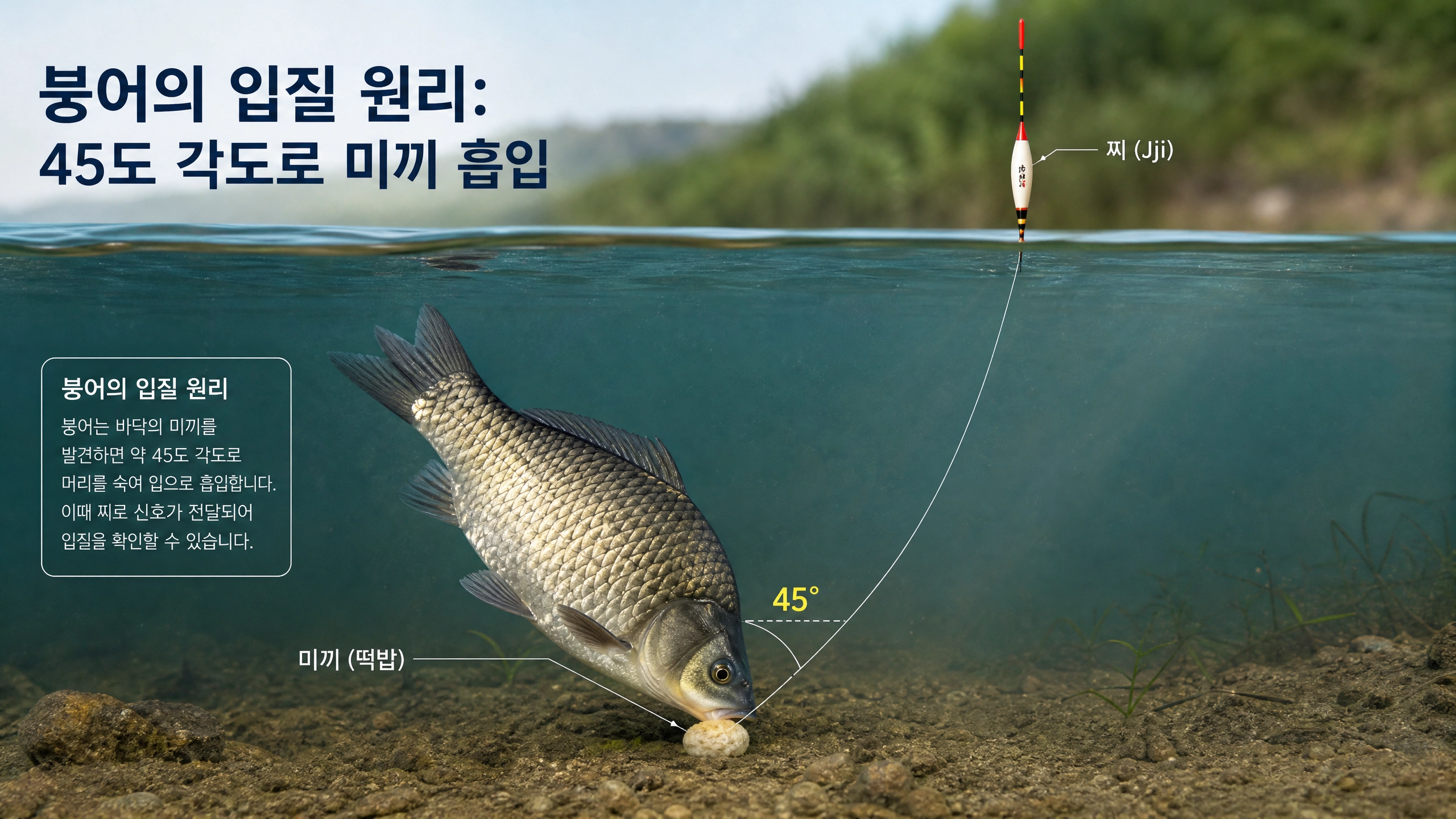 붕어 입질의 원리