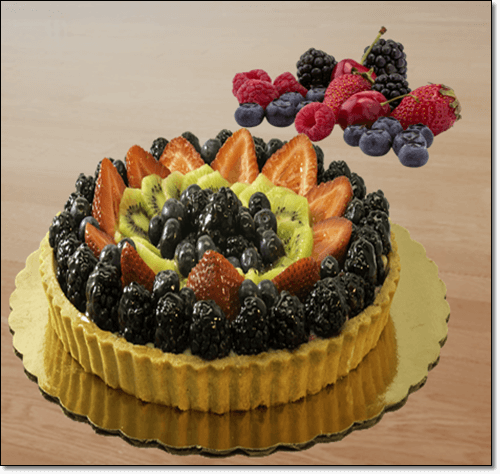 블랙베리 케이크