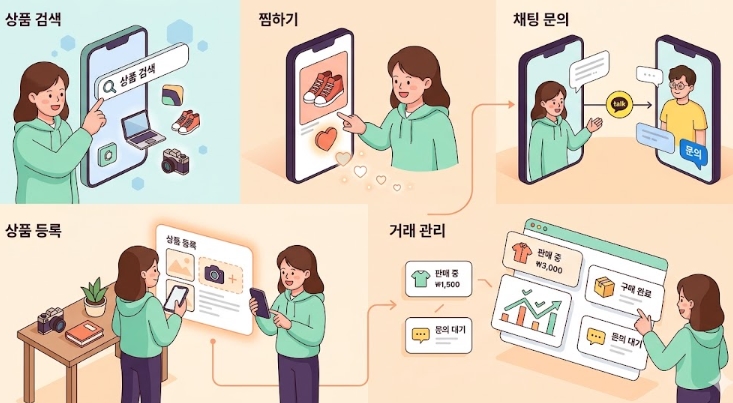 번개장터 앱 다운로드 설치 이용방법