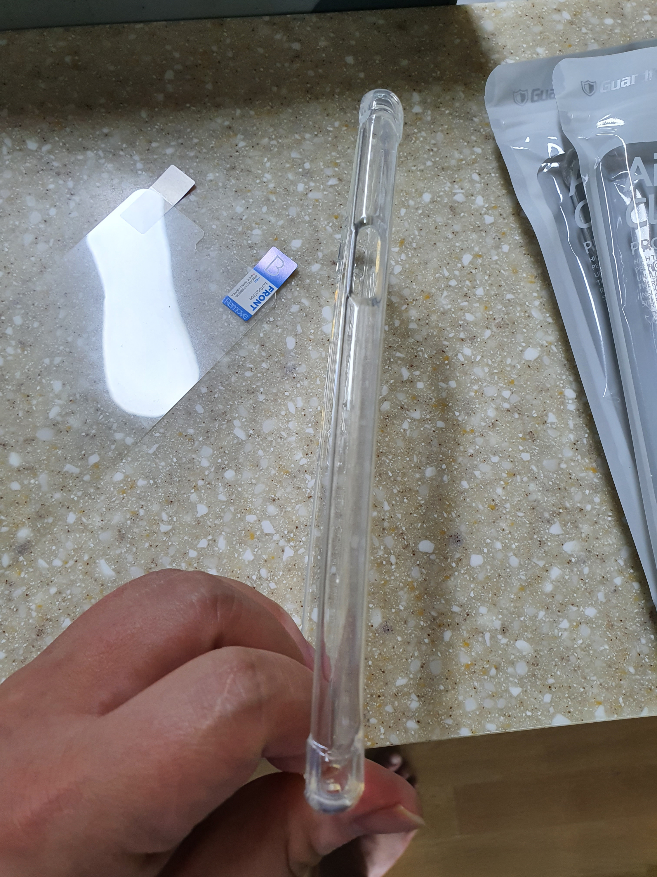 엘지스마트폰 Q92 가성비 젤리케이스 측면1