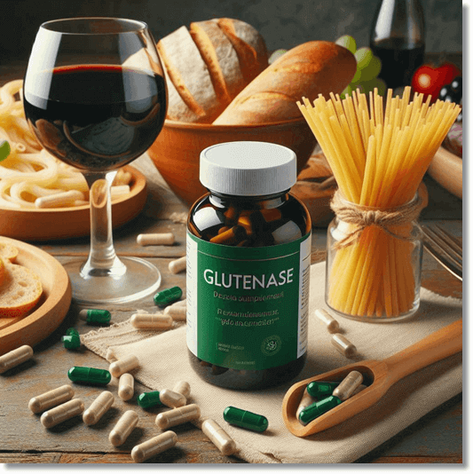 글루텐 음식과 분해 효소