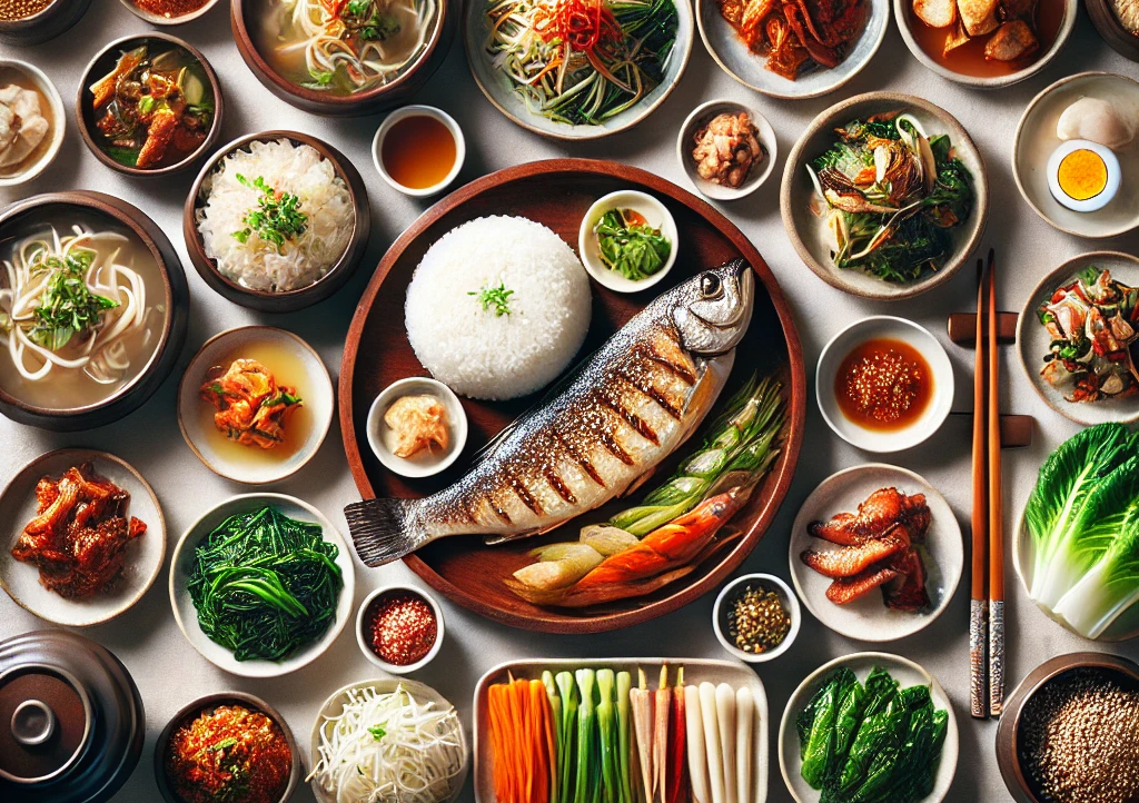 한국 음식 상차림