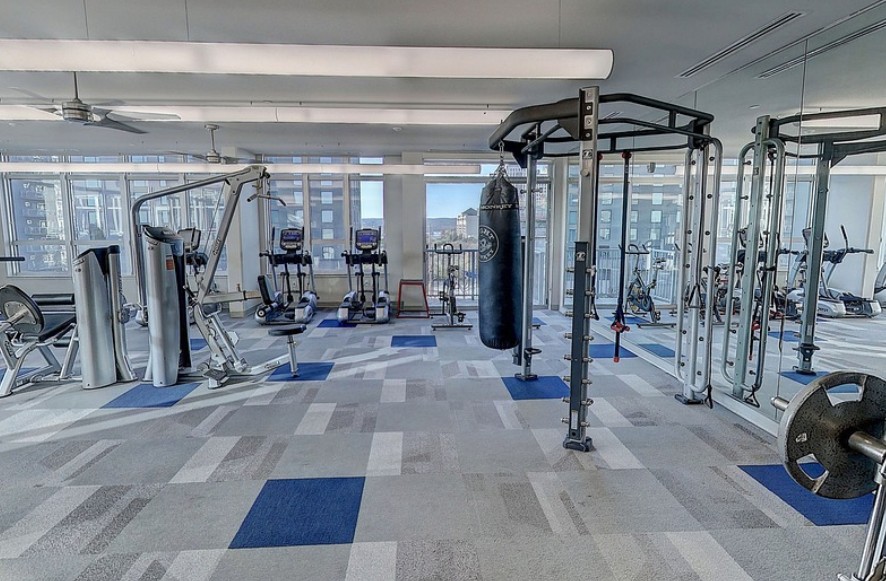 헬스장 전경