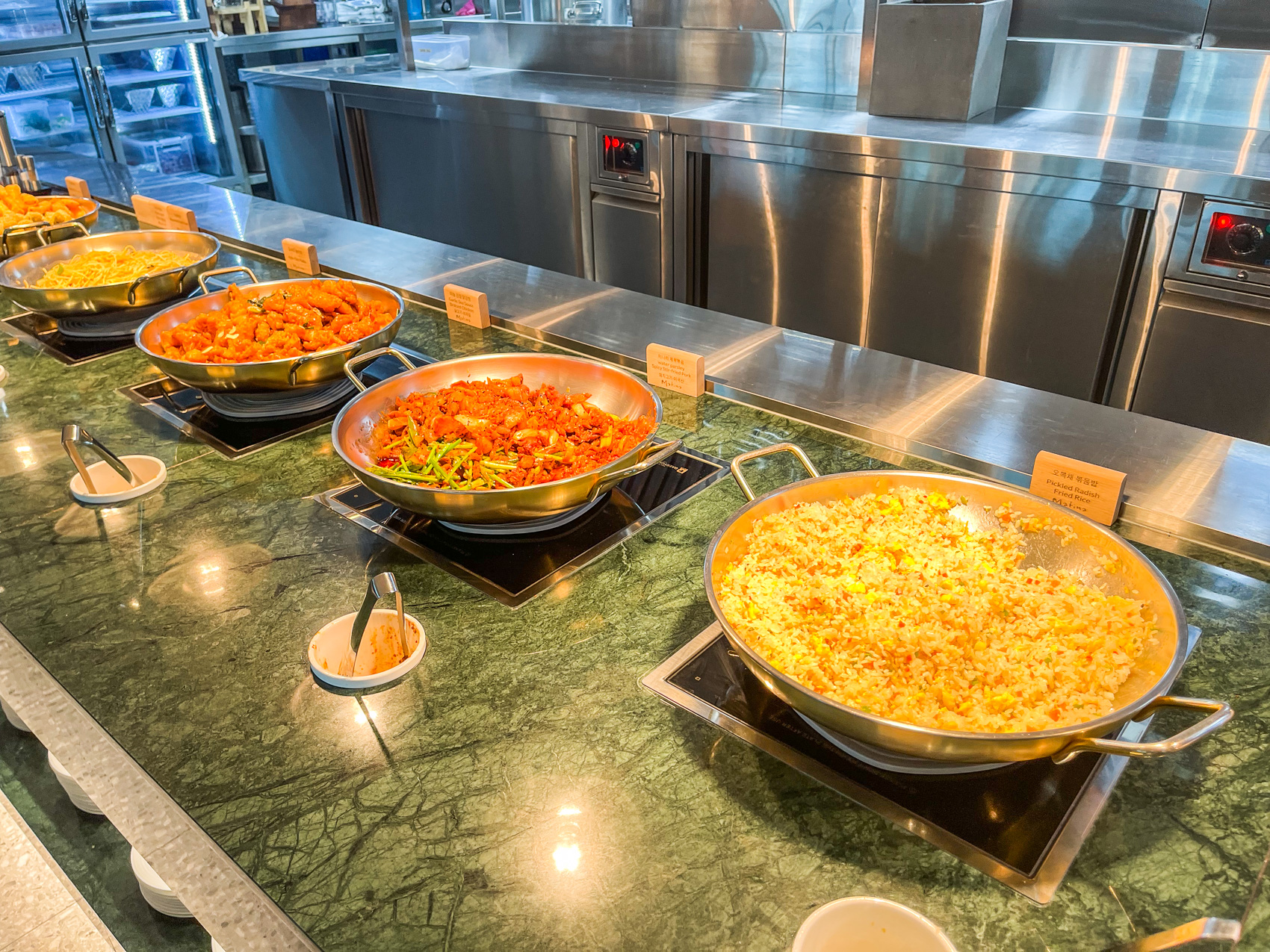 인천공항 1터미널 마티나라운지 메뉴