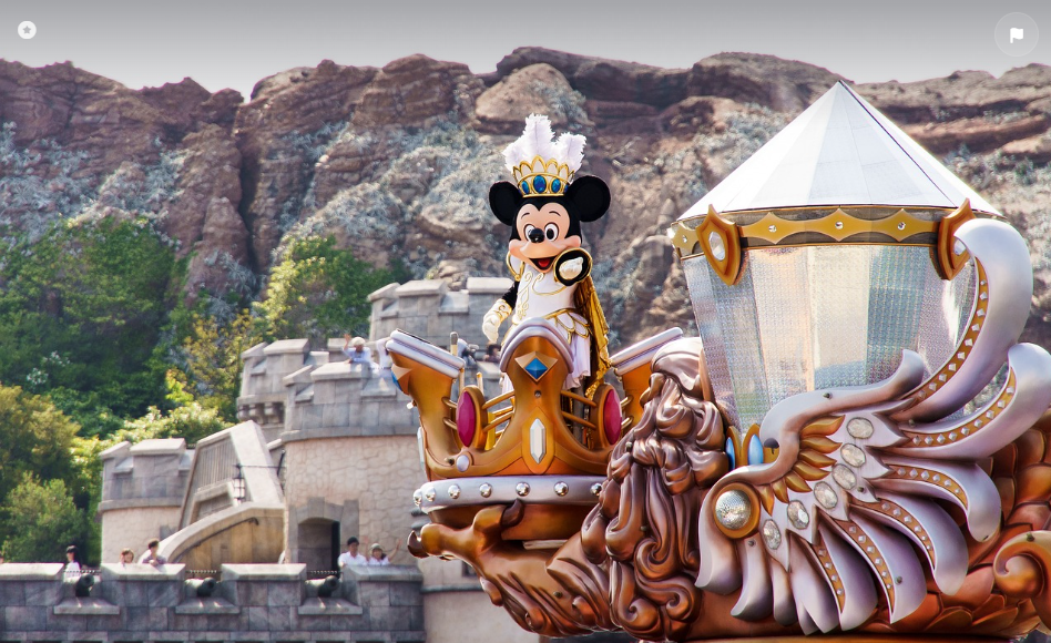 미키마우스 퍼레이드사진