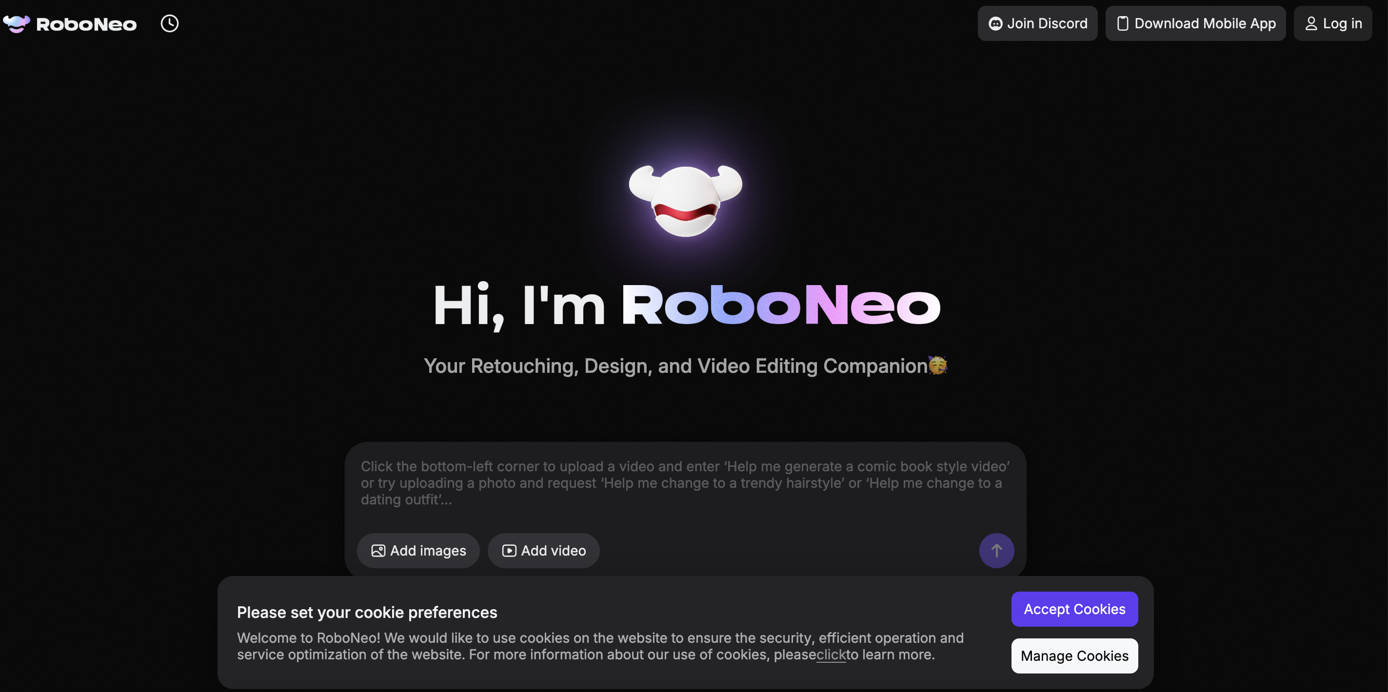 RoboNeo AI 텍스트만으로 이미지·영상 제작하는 초간편 AI 툴