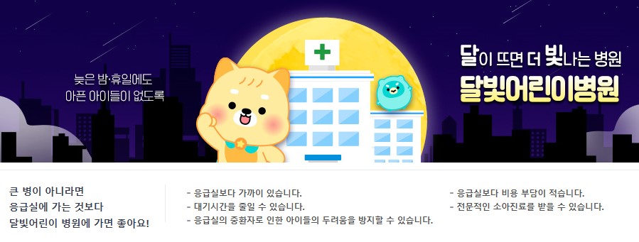 야간·공휴일(주말) 진료 병원, 약국(수원 용인 화성)