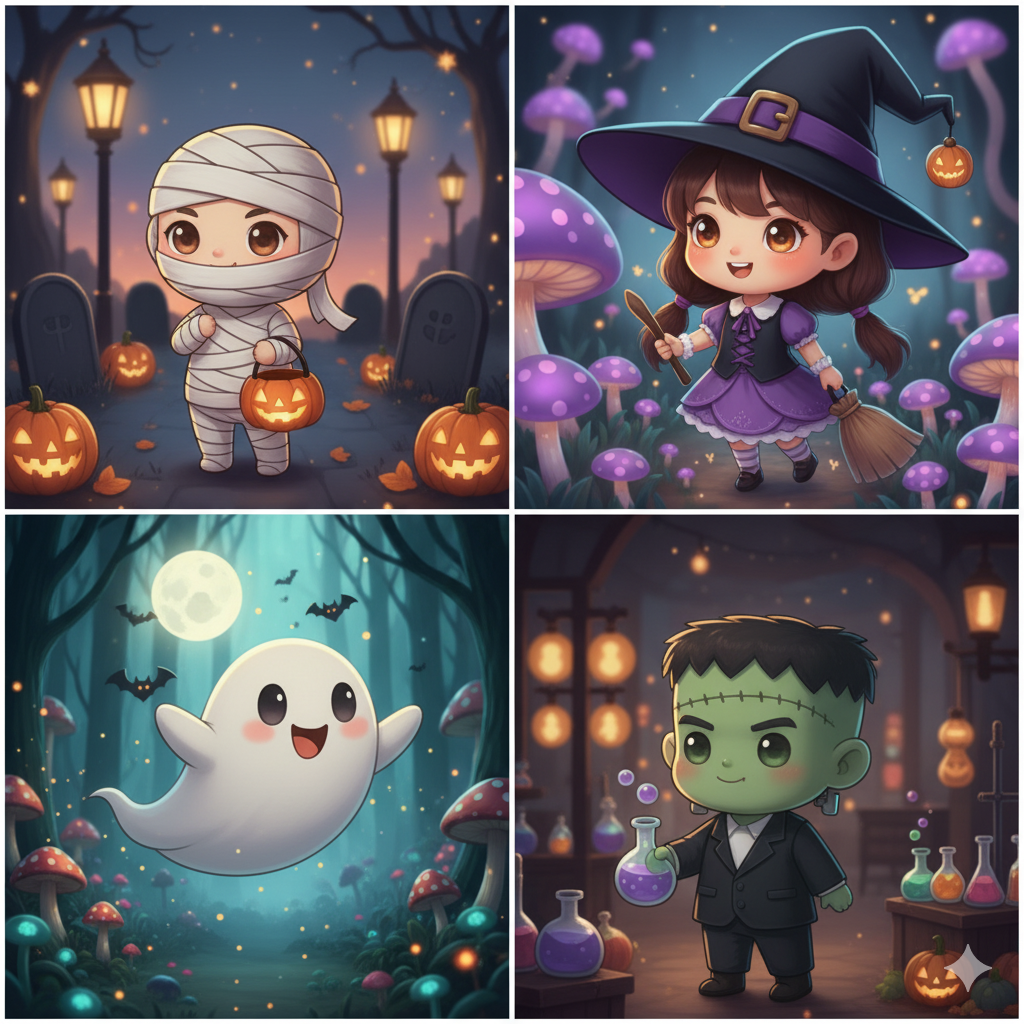 할로윈 코스튬 준비