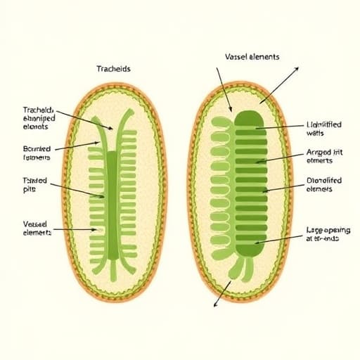 분화된 식물세포의 예