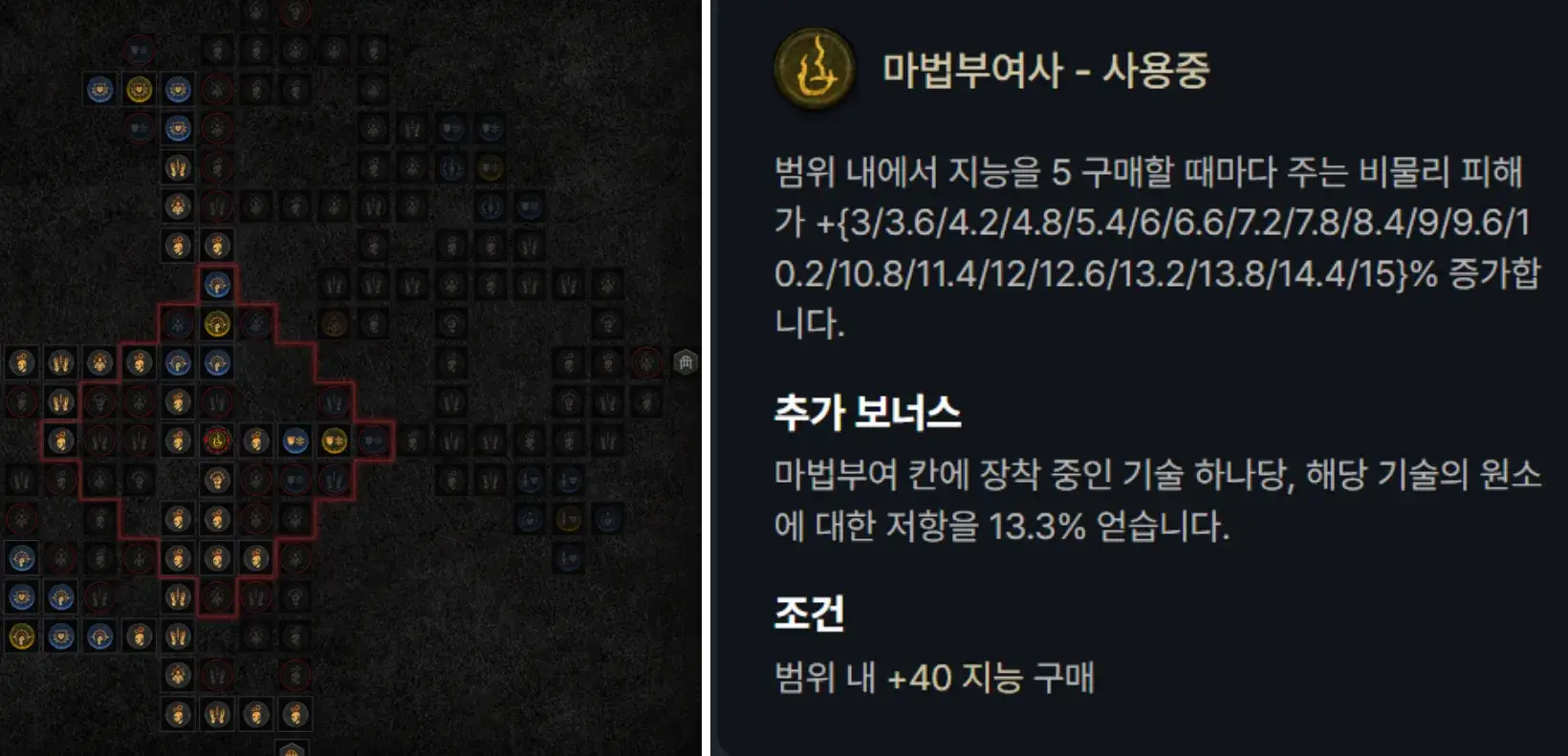 디아4 원소술사 정복자 마법부여사